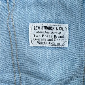 Levi's Light Blue Denim Overalls